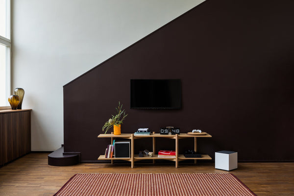 Zig Zag Shelf Media Walnut by Studio deFORM - Hem