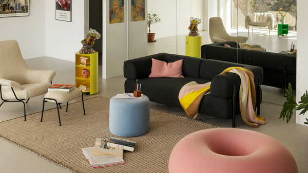 Palo 2-seater Sofa Chaise Right Beige by Hem - Hem