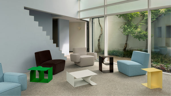 Hunk Lounge Chair With Armrests Beige by Kwangho Lee - Hem