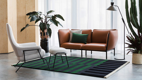 Stripe Rug Large by Arthur Arbesser - Hem
