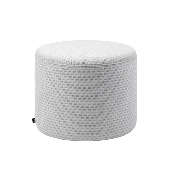 Bon Pouf Round Light Grey