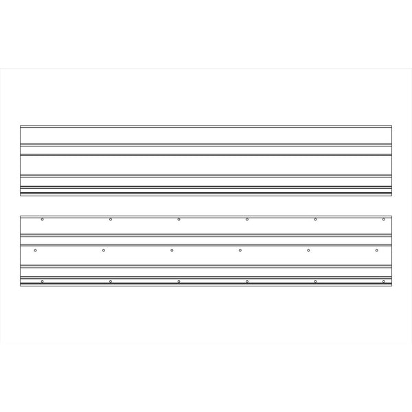 T Shelf Box A End Partitions High