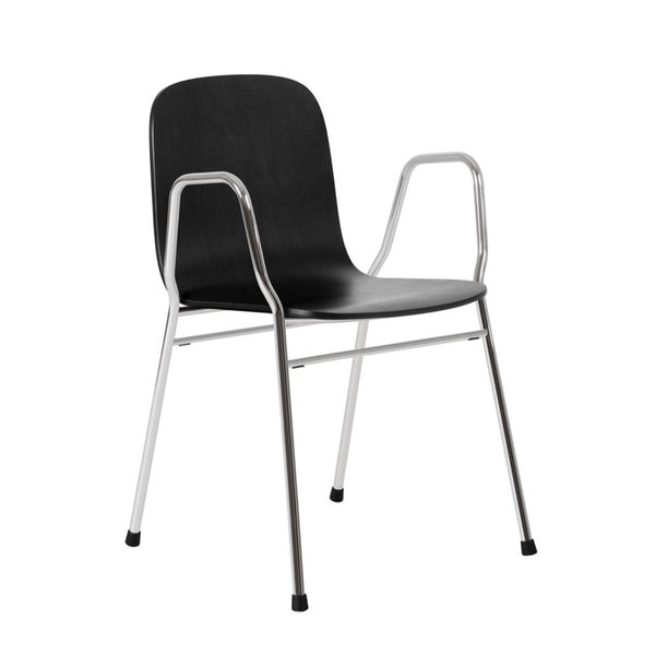 Touchwood Armchair Black / Chrome