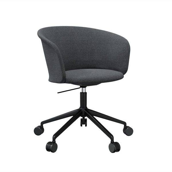 Kendo Swivel Chair 5-star Castors Graphite / Black