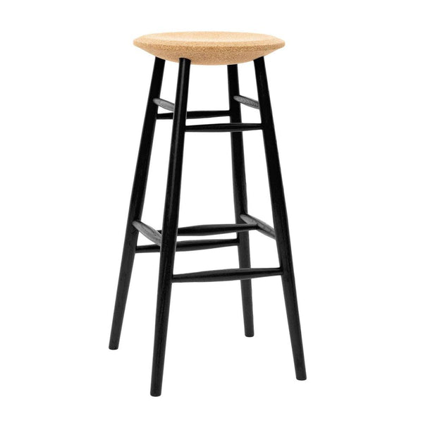 Drifted Bar Stool Light Cork / Black