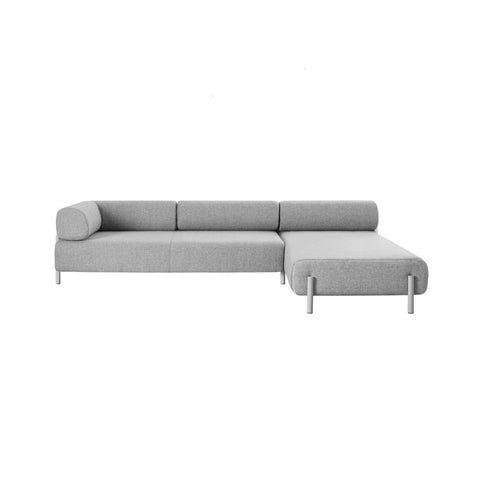 Palo Corner Sofa Right Grey