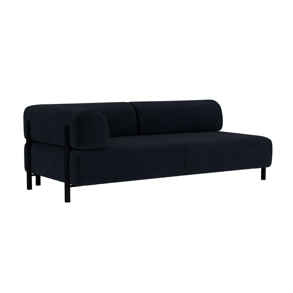 Palo 2-seater Sofa Chaise Left Velluto Coex VL30/Black