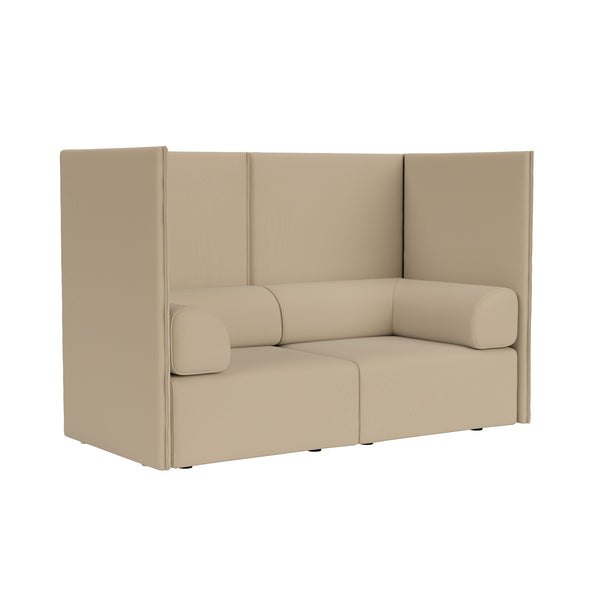 Palo Block 2-seater Sofa High Back with Armrests Autumn 221