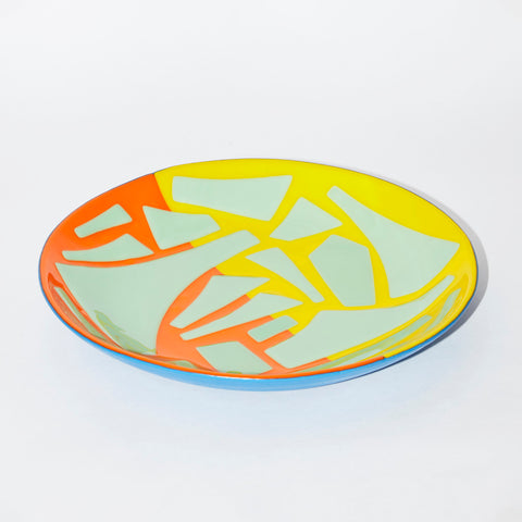 Offcut Plate Yellow / Orange / Green