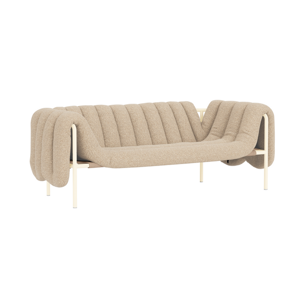 Puffy 2.5-seater Sofa Storr 1501 / Cream