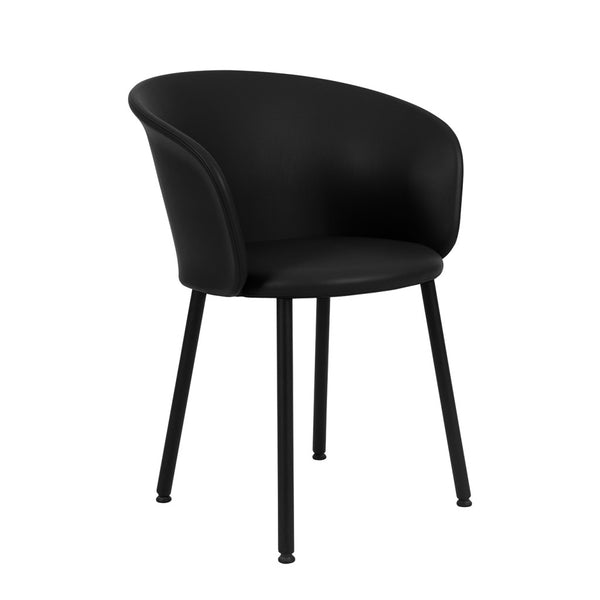 Kendo Chair Black Leather