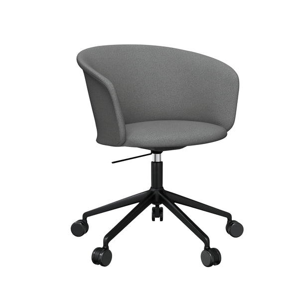 Kendo Swivel Chair 5-star Castors Grey / Black