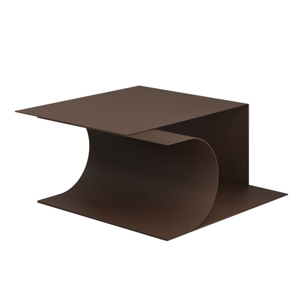 Glyph Side Table Alpha Chocolate Brown