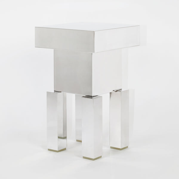 Mirror Block Stool