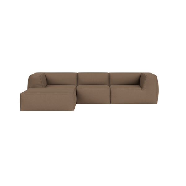 Great 3-seater Sofa Narrow Chaise Left Autumn 0361