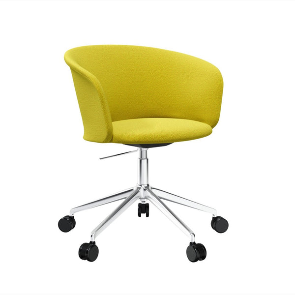 Kendo Swivel Chair 5-star Castors Tivoli / Polished