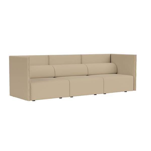 Palo Block 3-seater Sofa Medium Back Autumn 221