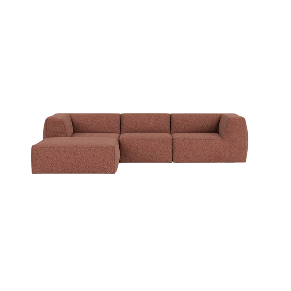 Great 3-seater Sofa Narrow Chaise Left Safire 0013