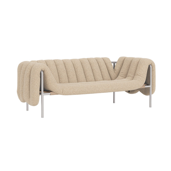 Puffy 2.5-seater Sofa Storr 1501 / Stainless