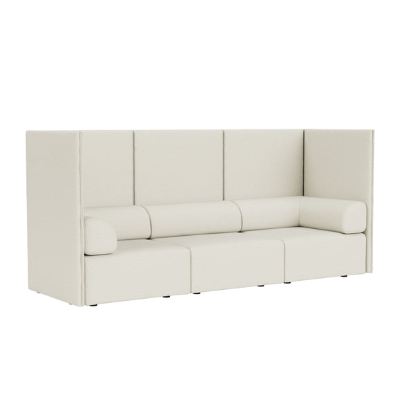 Palo Block 3-seater Sofa High Back with Armrests Amdal 110