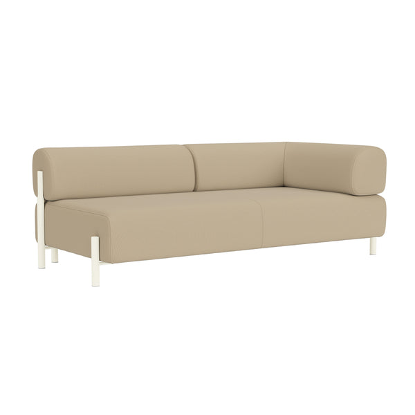 Palo 2-seater Sofa Chaise Right Autumn 221/White 