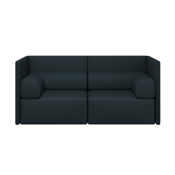 Palo Block 2-seater Sofa Medium Back with Armrests Pine