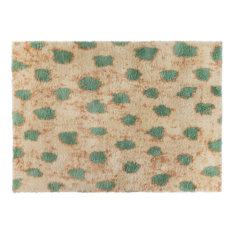 Monster Rug Extra Large Turquoise / Peach