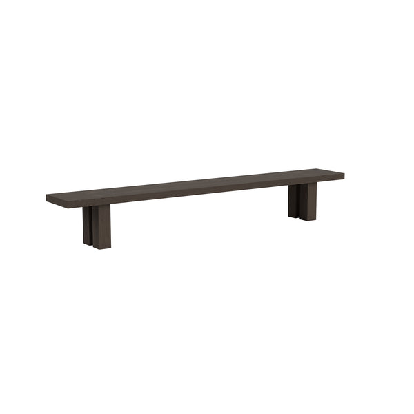 Max Bench 300 cm / 118 in Black Stained Ash