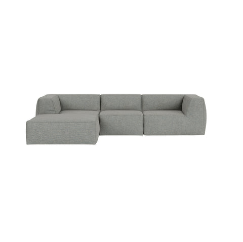 Great 3-seater Sofa Narrow Chaise Left Safire 0012