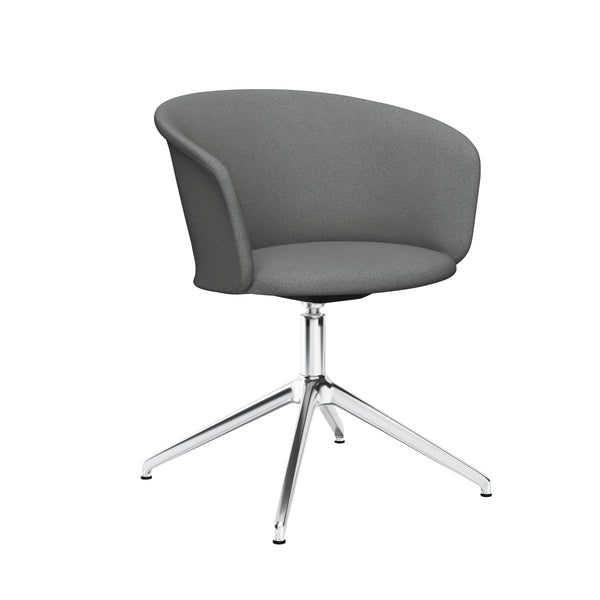 Kendo Swivel Chair 4-star Return Grey / Polished