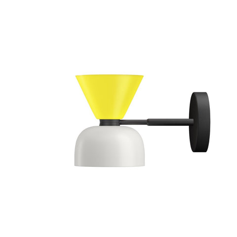 Alphabeta Wall Light Sulfur Yellow / Silk Grey