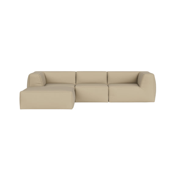 Great 3-seater Sofa Narrow Chaise Left Autumn 0221