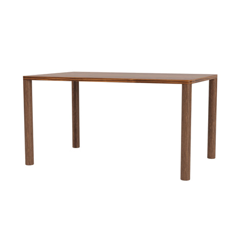 Log Table 140 cm / 55 in Walnut