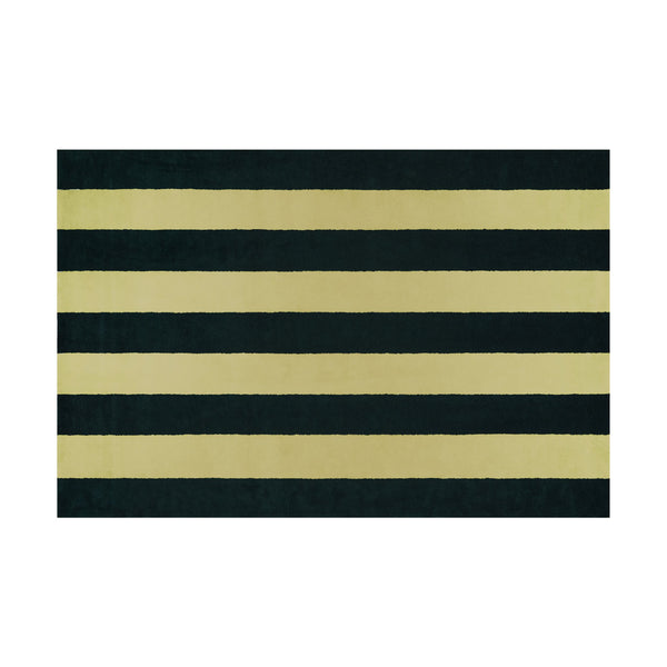 Pattern Rug Large Pine / Pale Lime Stripe