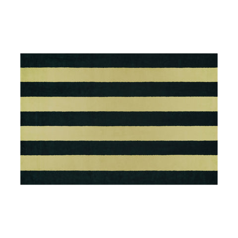 Pattern Rug Large Pine / Pale Lime Stripe