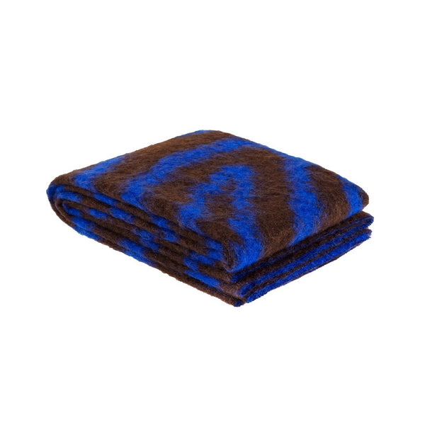 Monster Throw Ultramarine Blue / Brown Wiggle