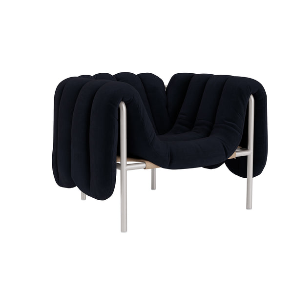 Puffy Lounge Chair Velluto Coex VL30 / Stainless