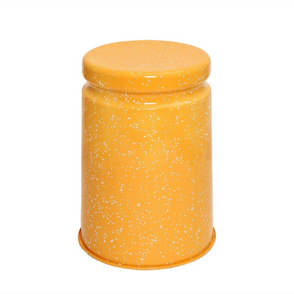 Last Stool Yellow / White Splatter