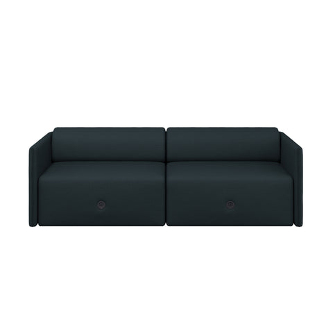 Palo Block 2-seater Sofa Low Back Pine