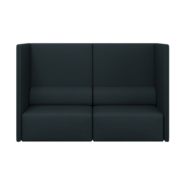 Palo Block 2-seater Sofa High Back Pine