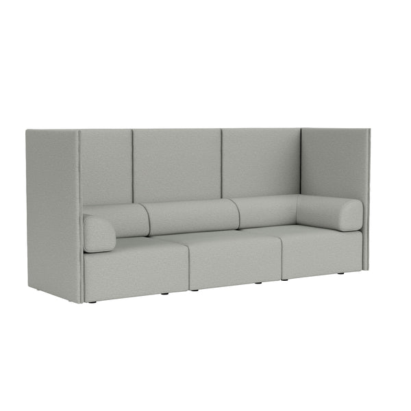 Palo Block 3-seater Sofa High Back with Armrests Amdal 130