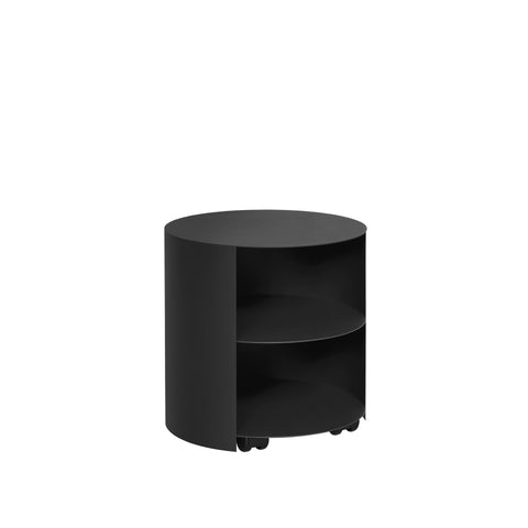 Hide Side Table Signal Black