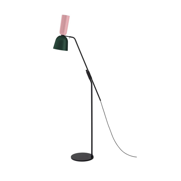 Alphabeta Floor Lamp Light Pink / Black Green