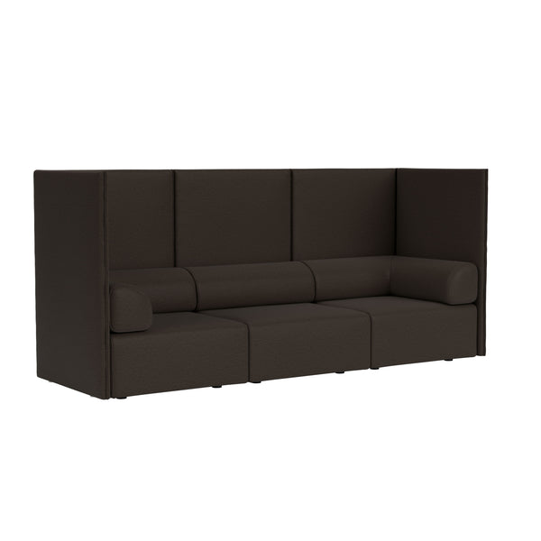 Palo Block 3-seater Sofa High Back with Armrests Amdal 280