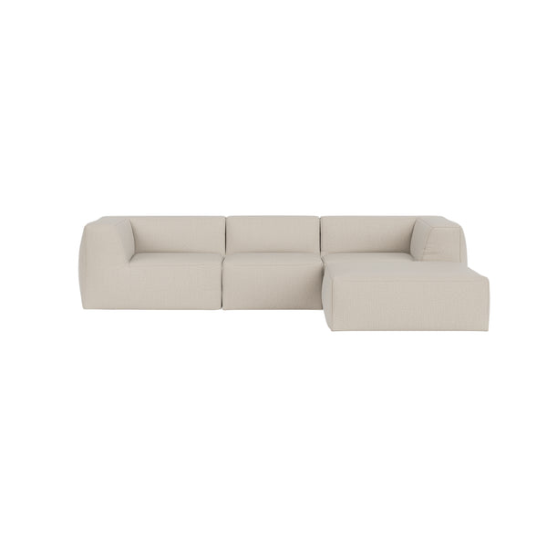 Great 3-Seater Sofa Narrow Chaise Right Safire 0007