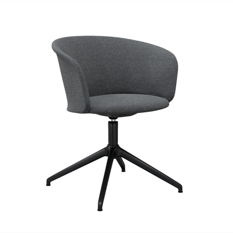 Kendo Swivel Chair 4-star Return Graphite / Black