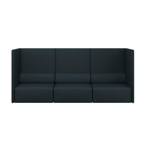 Palo Block 3-seater Sofa High Back Pine