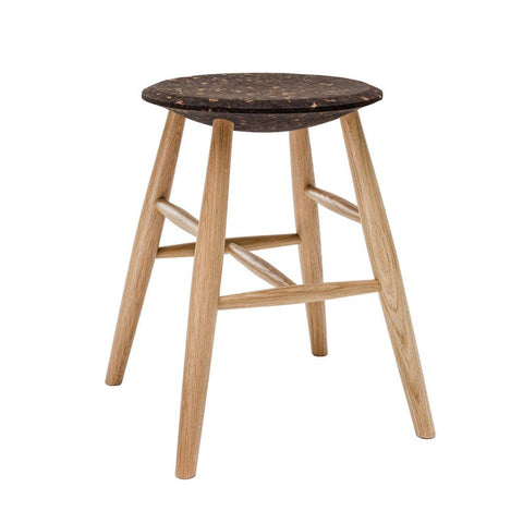 Drifted Stool Dark Cork / Oak