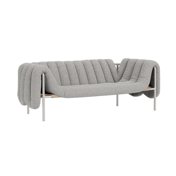 Puffy 2.5-seater Sofa Storr 0612 / Stainless