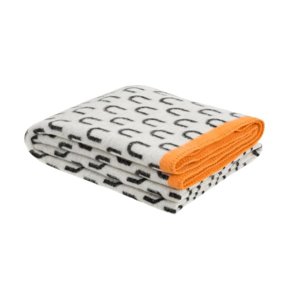 Arch Throw Black / White / Orange